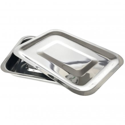 Лоток прямокутний з кришкою. Розміри 200x150x25 мм